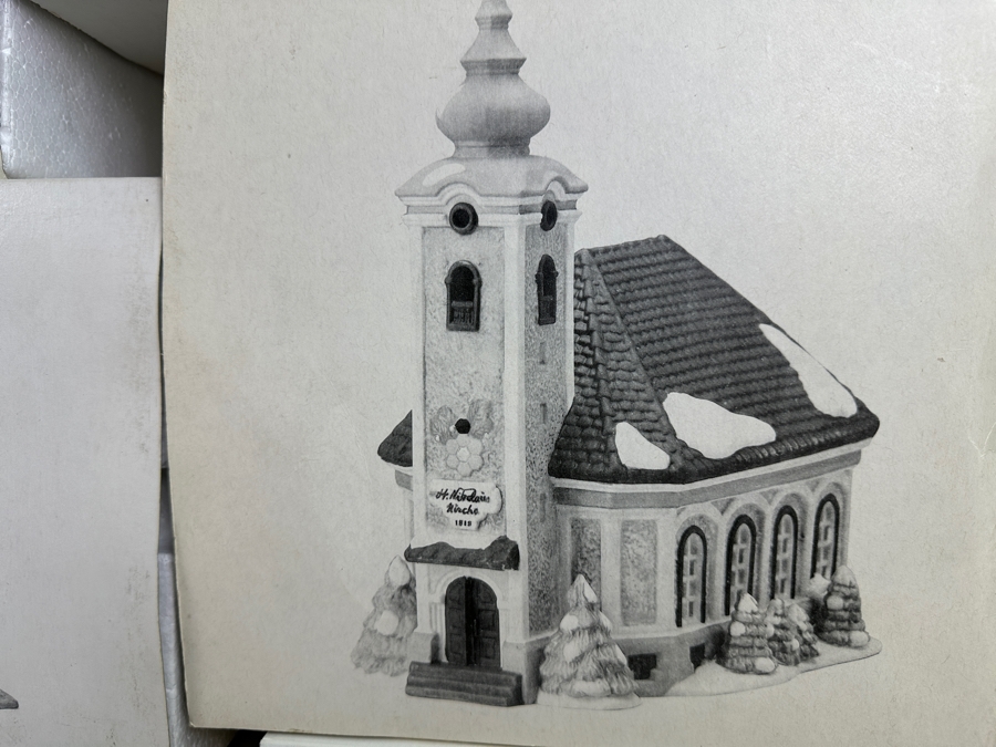 (14) Department 56 Hand Painted Porcelain Villages With Boxes - See Photos [Photo 7]