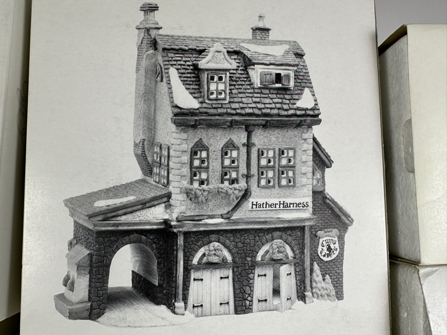 (14) Department 56 Hand Painted Porcelain Villages With Boxes - See Photos [Photo 12]