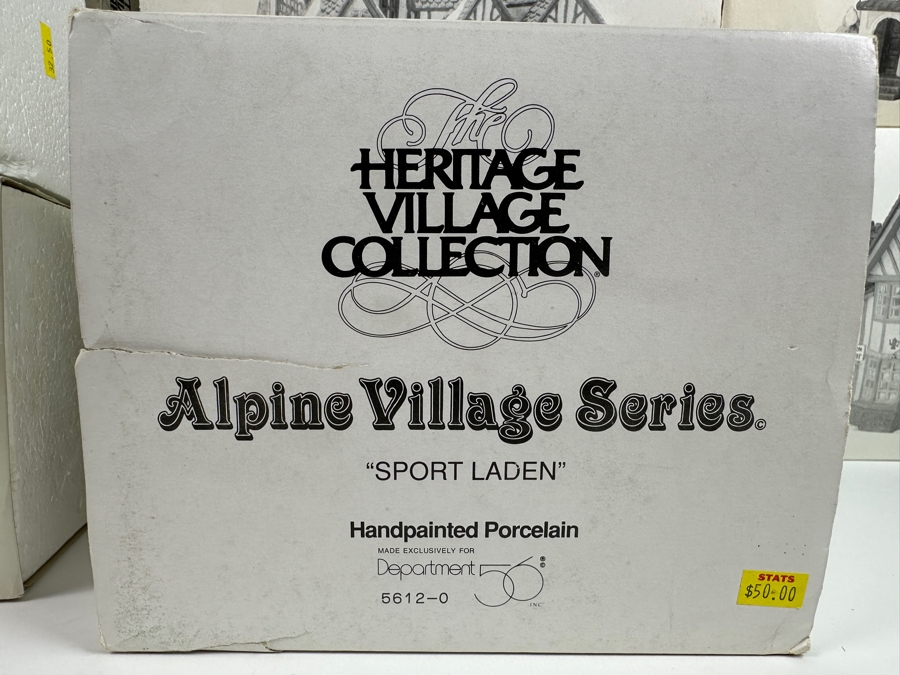 (14) Department 56 Hand Painted Porcelain Villages With Boxes - See Photos [Photo 20]