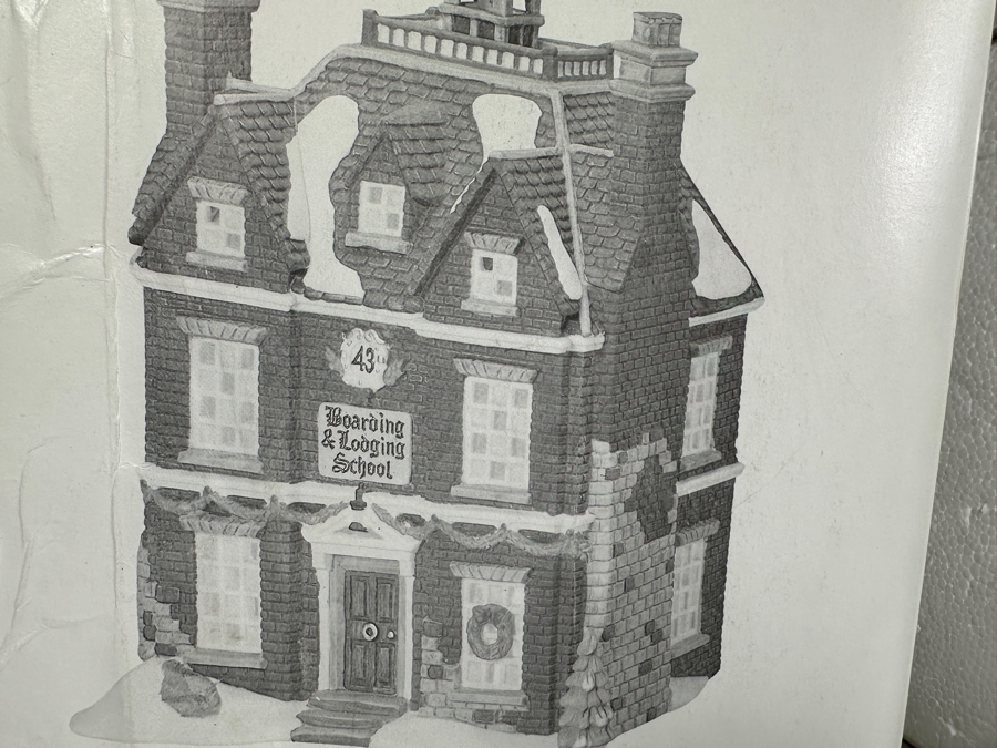 (14) Department 56 Hand Painted Porcelain Villages With Boxes - See Photos [Photo 17]