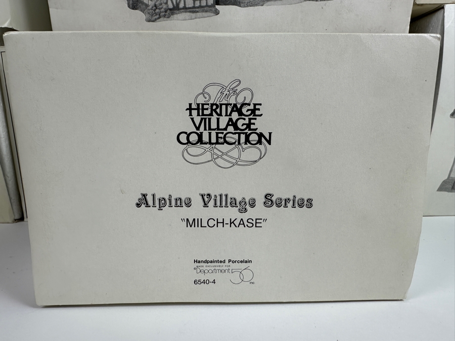 (14) Department 56 Hand Painted Porcelain Villages With Boxes - See Photos [Photo 18]