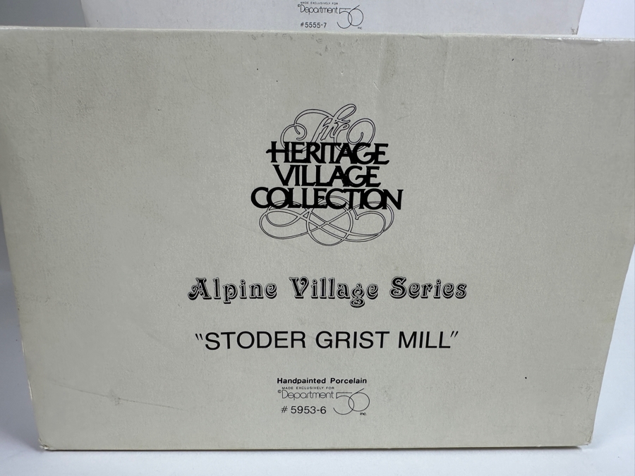 (14) Department 56 Hand Painted Porcelain Villages With Boxes - See Photos [Photo 30]