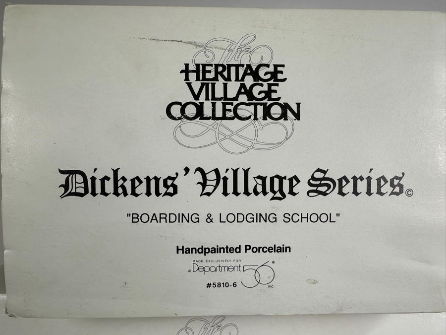 (14) Department 56 Hand Painted Porcelain Villages With Boxes - See Photos [Photo 29]