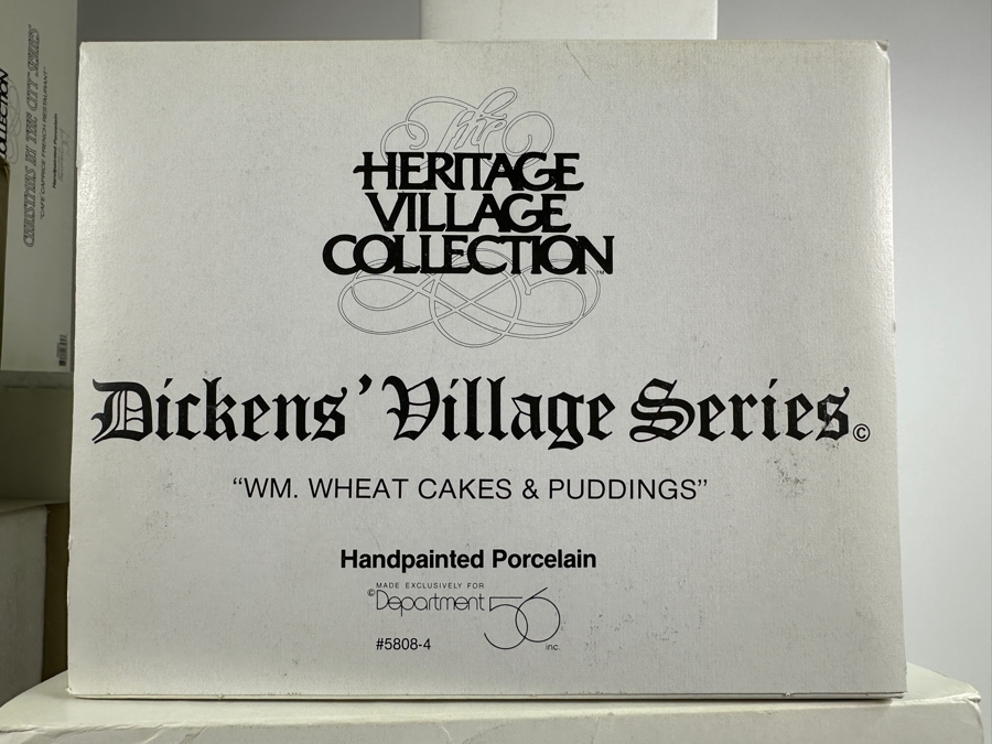 (14) Department 56 Hand Painted Porcelain Villages With Boxes - See Photos [Photo 25]