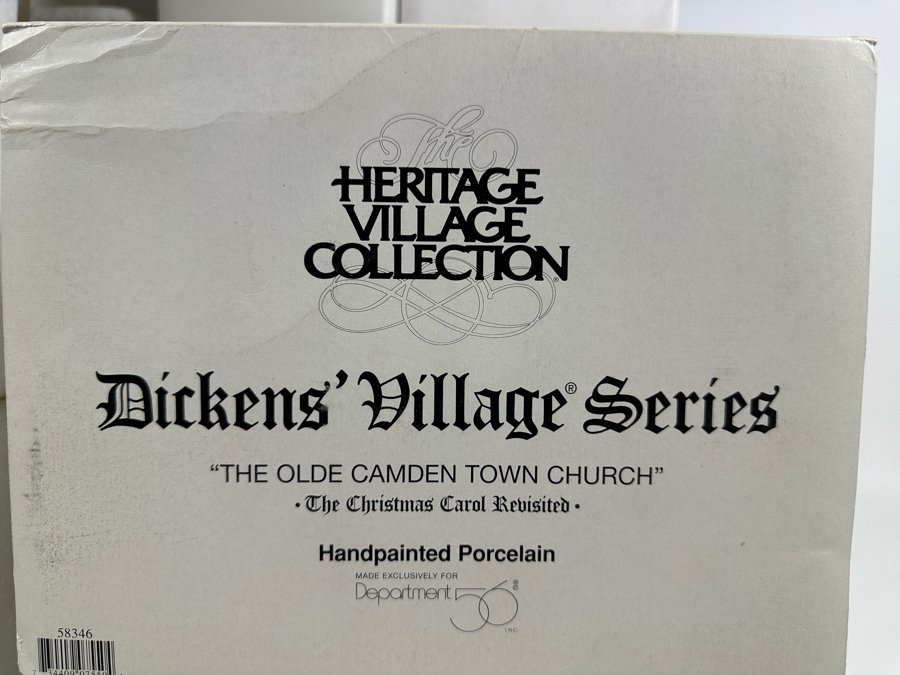 (14) Department 56 Hand Painted Porcelain Villages With Boxes - See Photos [Photo 24]
