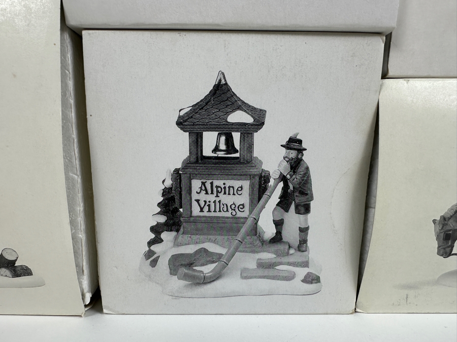 (25) Department 56 Hand Painted Porcelain Accessories People With Boxes - See Photos [Photo 4]