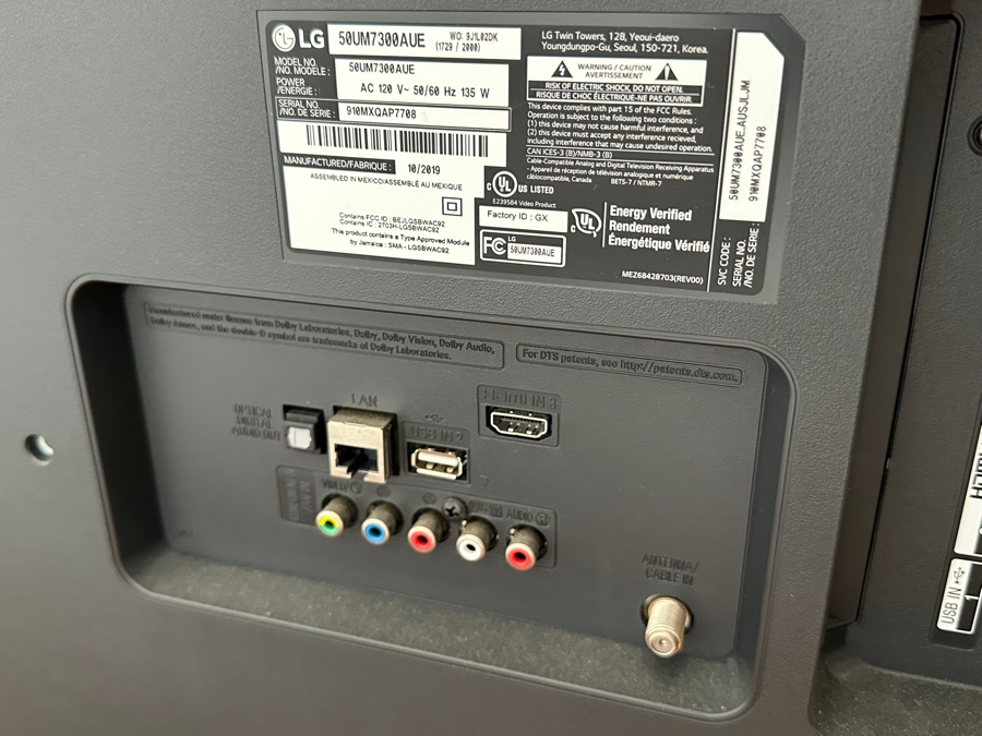 LG 50UM7300AUE 50 Inch Class 4K Ultra HD LED LCD TV [Photo 5]