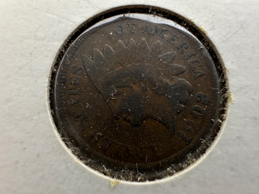 Collection Of Vintage United States Cents Pennies: 1857 Flying Eagle Penny, WWII Steel Cents, Misstamped Penny & 1902 Indian Head Penny [Photo 12]