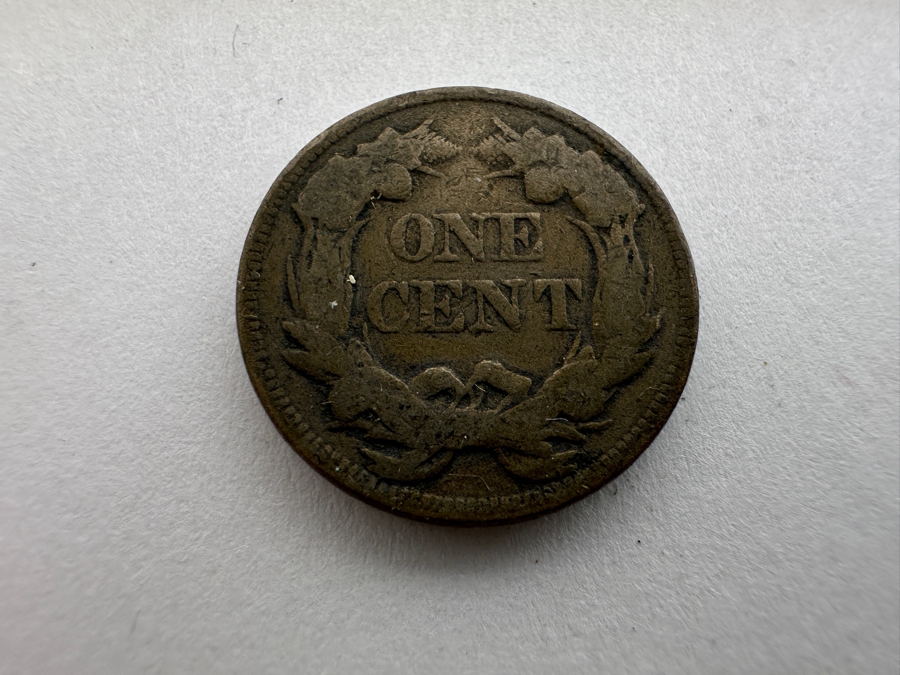 Collection Of Vintage United States Cents Pennies: 1857 Flying Eagle Penny, WWII Steel Cents, Misstamped Penny & 1902 Indian Head Penny [Photo 4]