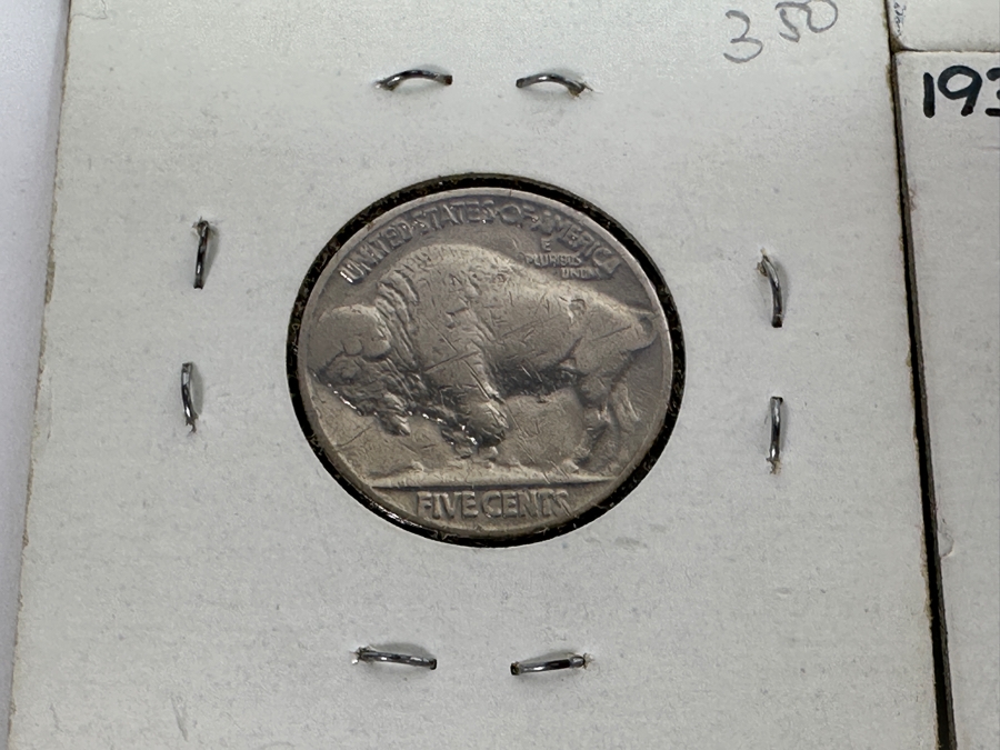 (4) Vintage 1935, 2 X 1936 & 1937 Buffalo Indian Nickels [Photo 11]