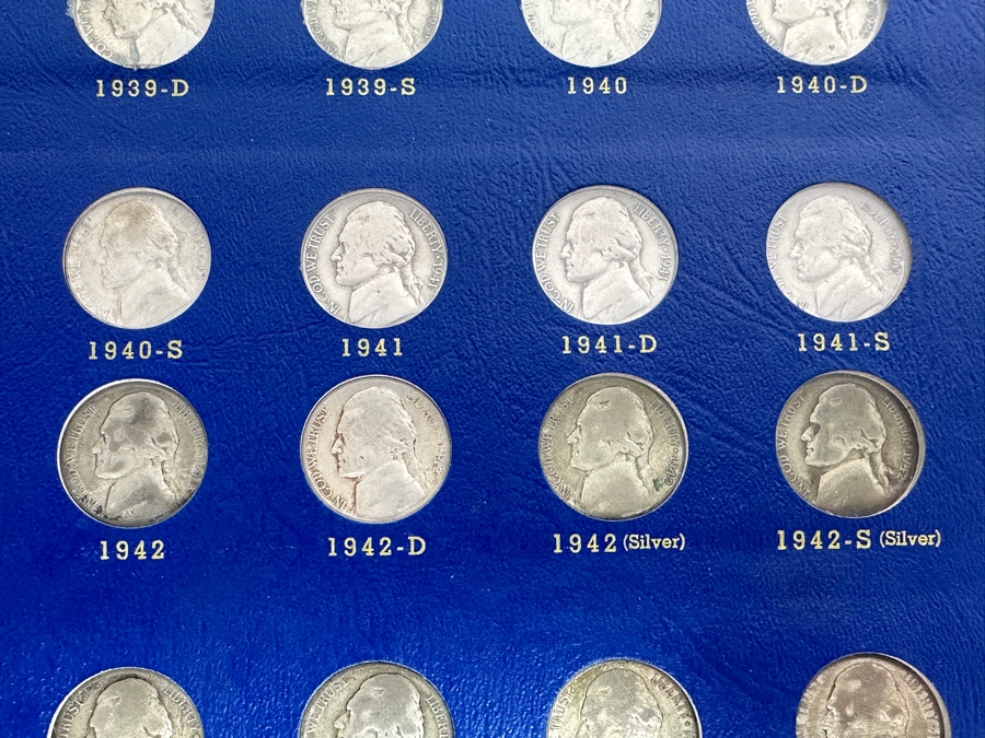 Complete Set Of Jefferson Nickels 1938-1961 Including Silver Nickels [Photo 6]