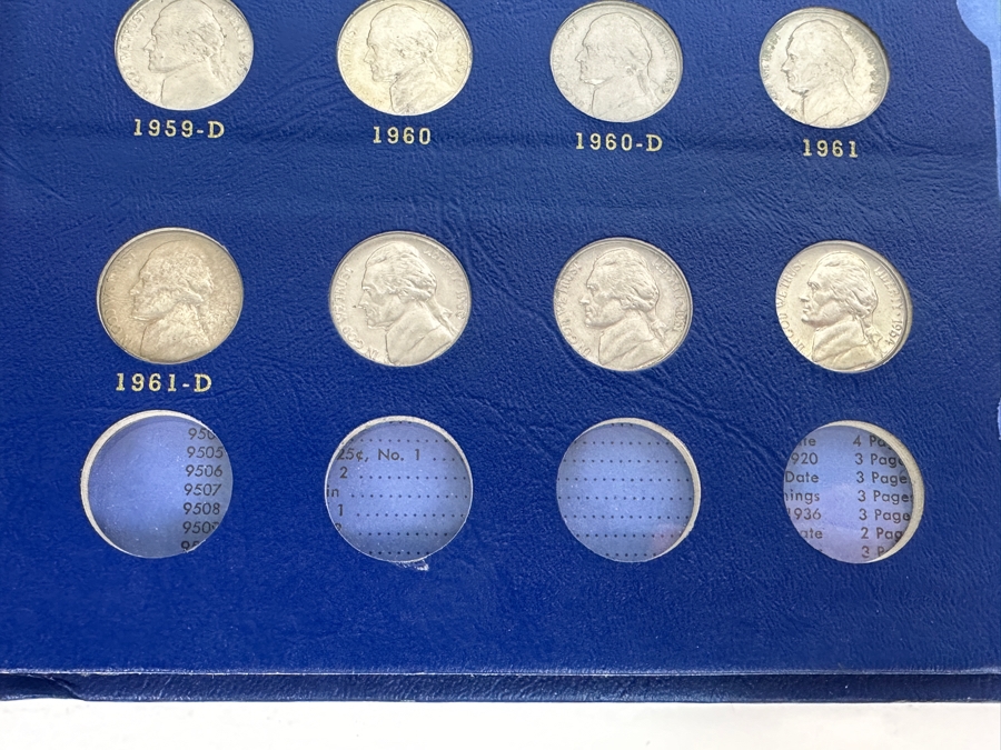 Complete Set Of Jefferson Nickels 1938-1961 Including Silver Nickels [Photo 18]