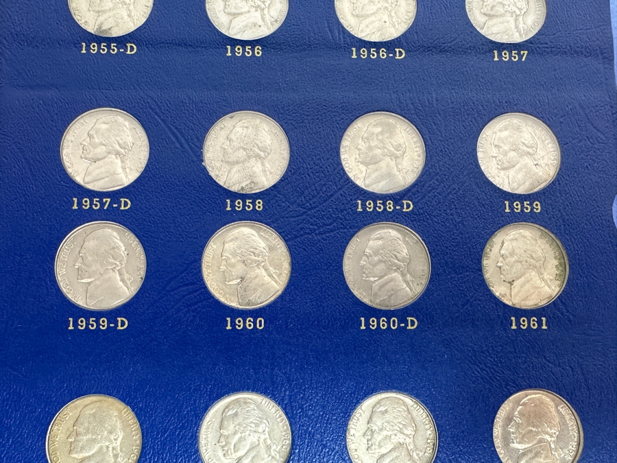 Complete Set Of Jefferson Nickels 1938-1961 Including Silver Nickels [Photo 17]