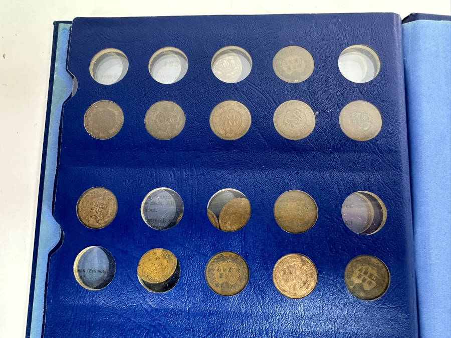 Vintage Indian Cents 1856-1909 Flying Eagle & Indian Head Cents Not Complete - See Photos [Photo 19]