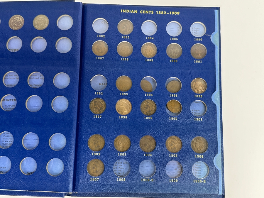 Vintage Indian Cents 1856-1909 Flying Eagle & Indian Head Cents Not Complete - See Photos [Photo 7]