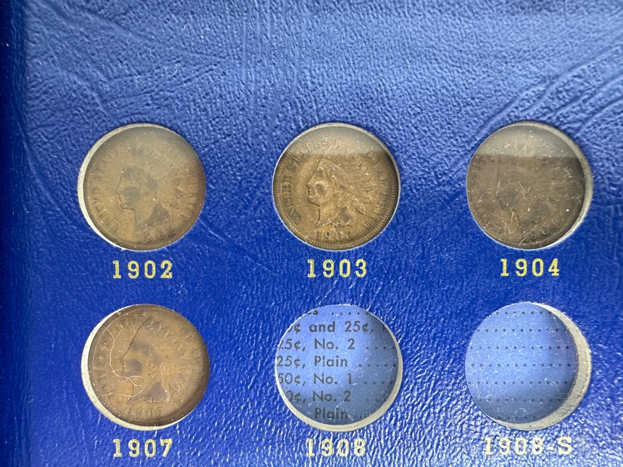 Vintage Indian Cents 1856-1909 Flying Eagle & Indian Head Cents Not Complete - See Photos [Photo 16]