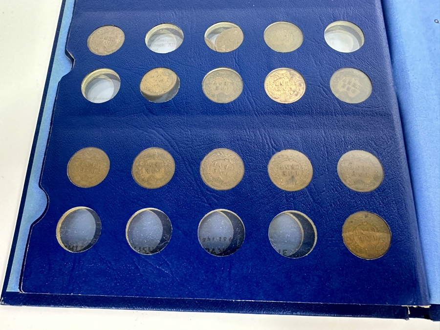 Vintage Indian Cents 1856-1909 Flying Eagle & Indian Head Cents Not Complete - See Photos [Photo 21]