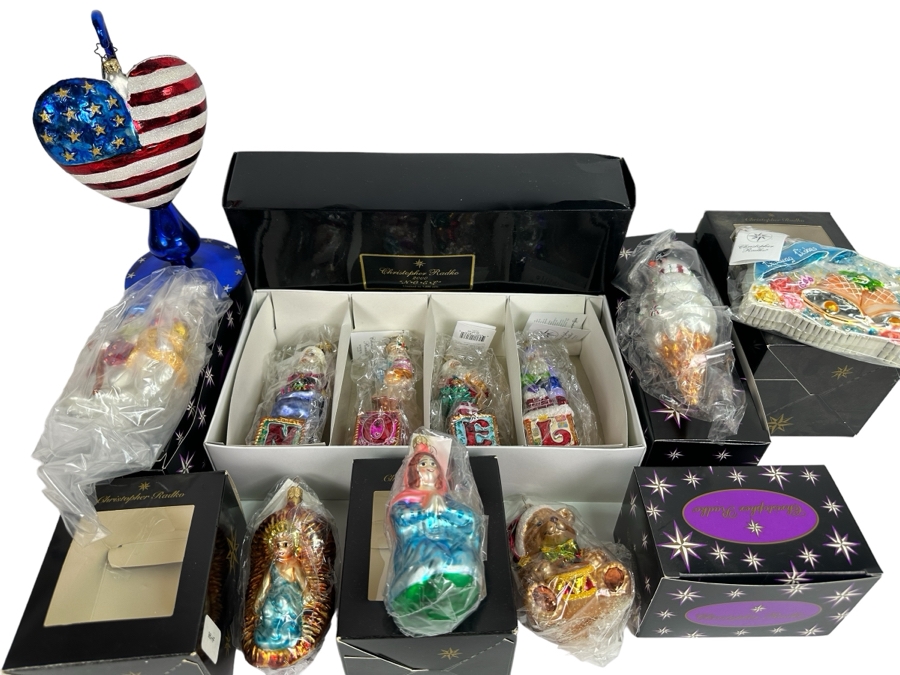 Collection Of Vintage Christopher Radko Glass Ornaments [Photo 1]