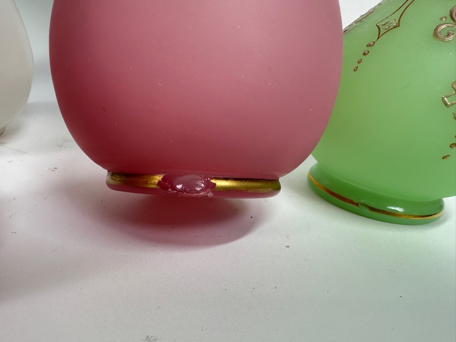 Just Added - Large Vintage Opaline Glass Collection - All Pieces Have Imperfections [Photo 9]