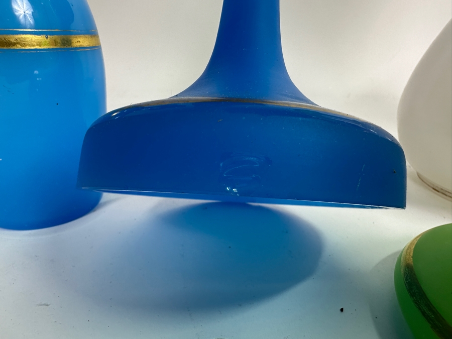 Just Added - Large Vintage Opaline Glass Collection - All Pieces Have Imperfections [Photo 12]