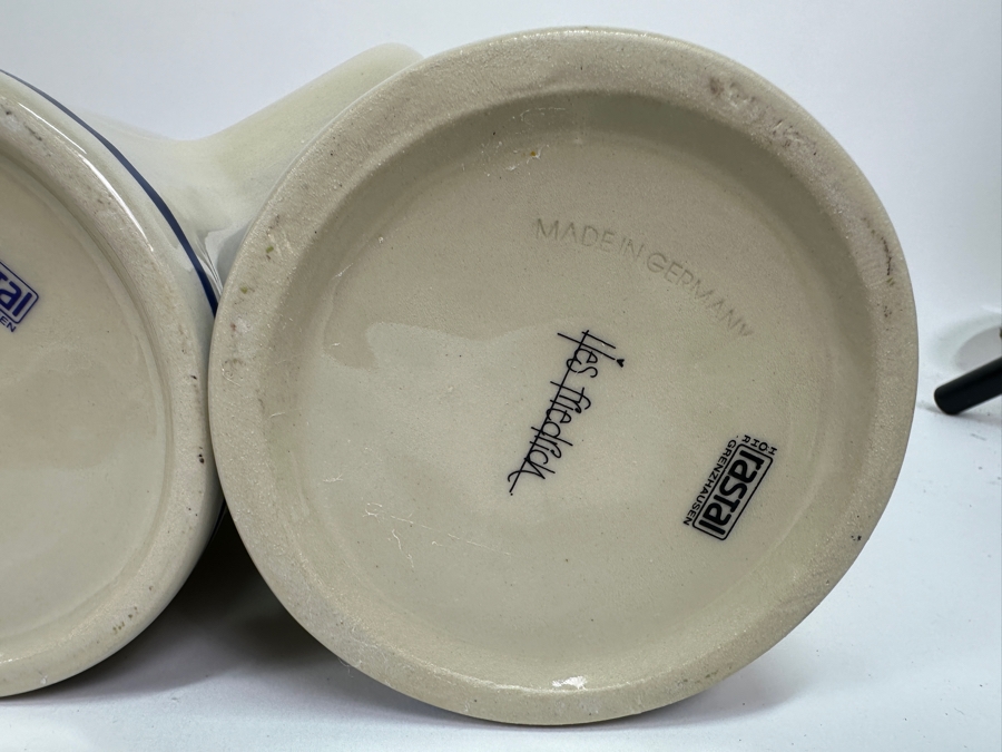 Collection Of Vintage German Oktoberfest Munchen 1L Ceramic Beer Mugs By Rastal 7.5H [Photo 11]