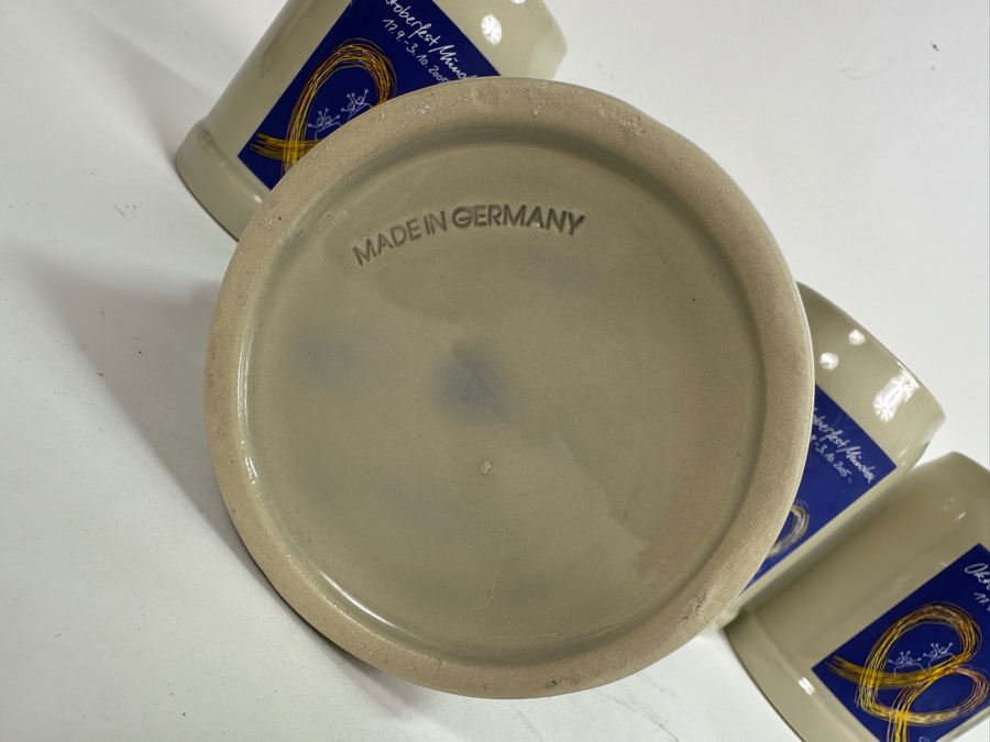 Collection Of (4) Vintage German Oktoberfest Munchen 0.5L Ceramic Beer Mugs 5H [Photo 5]
