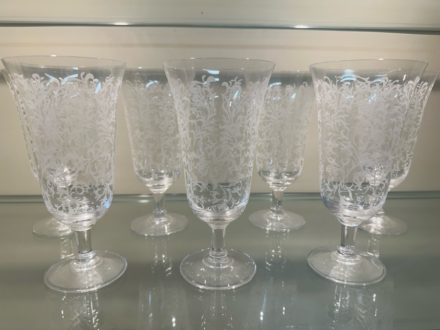 (7) Villeroy & Boch Crystal Stemware Glasses 7.5H [Photo 2]