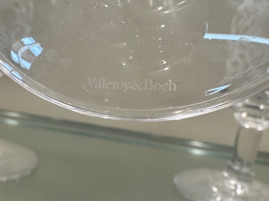 (7) Villeroy & Boch Crystal Stemware Glasses 7.5H [Photo 6]