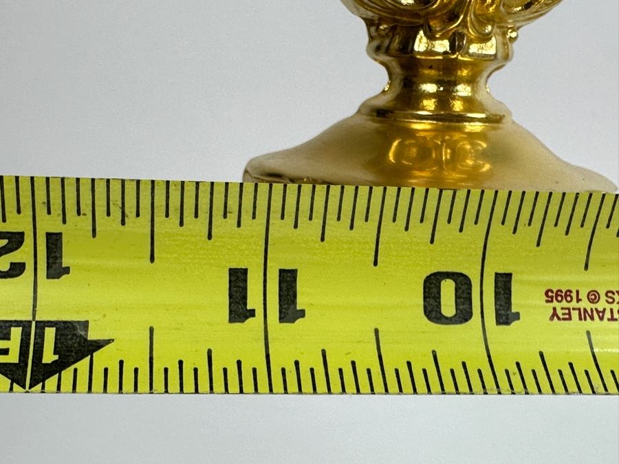 International Silver Co. Webster Wilcox Gold Plated Pair of Candelabra 11'W x 11'H [Photo 10]