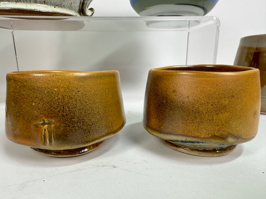 Collection Of Art Pottery Mostly From Palm Springs: Signed Borggren Art Pottery Vessel, Nesbit Hatch Studio Pottery & Others [Photo 9]