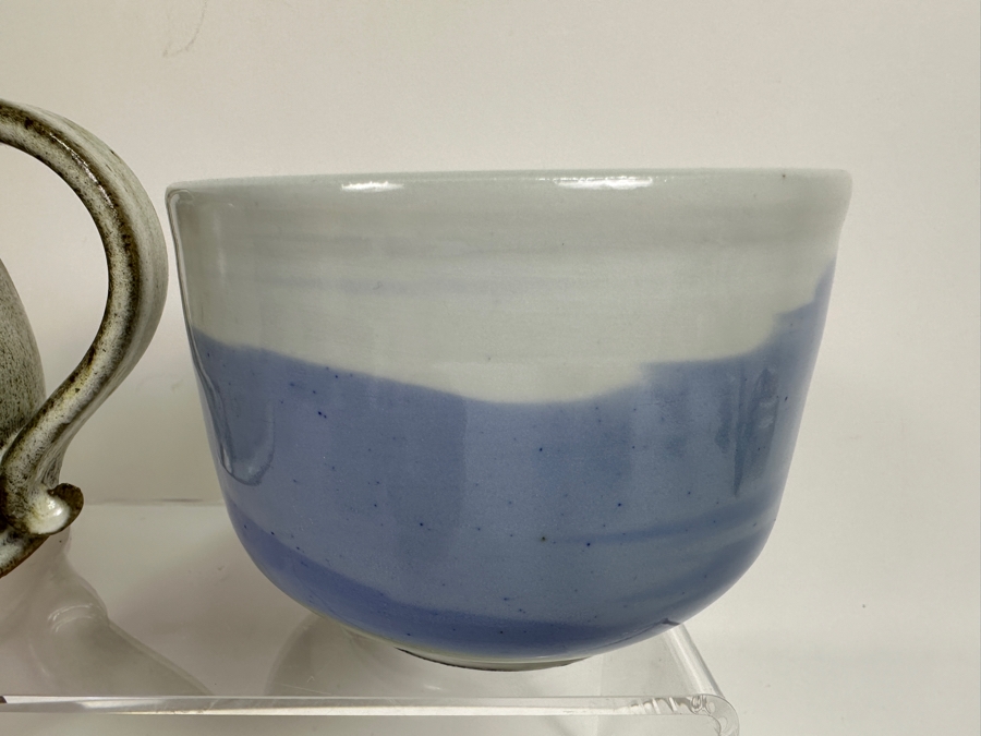 Collection Of Art Pottery Mostly From Palm Springs: Signed Borggren Art Pottery Vessel, Nesbit Hatch Studio Pottery & Others [Photo 17]