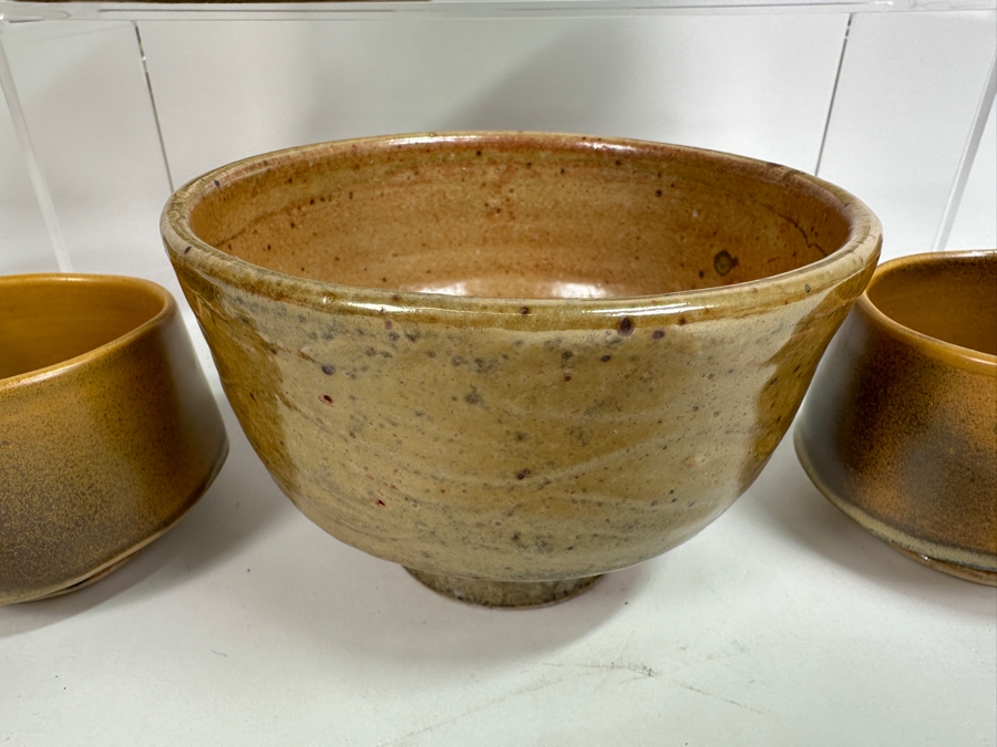 Collection Of Art Pottery Mostly From Palm Springs: Signed Borggren Art Pottery Vessel, Nesbit Hatch Studio Pottery & Others [Photo 6]