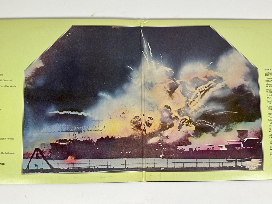 Vintage 1976 All This And World War II Original Soundtrack From The Movie 2 X Vinyl Records With Program [Photo 10]