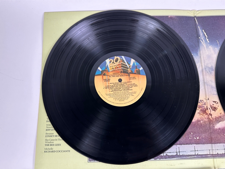 Vintage 1976 All This And World War II Original Soundtrack From The Movie 2 X Vinyl Records With Program [Photo 3]