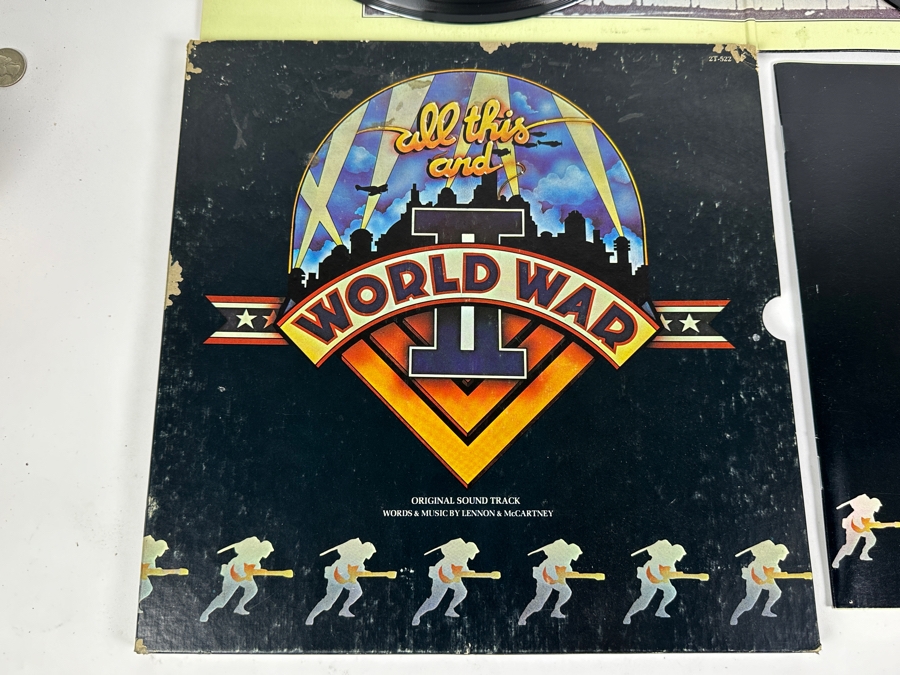 Vintage 1976 All This And World War II Original Soundtrack From The Movie 2 X Vinyl Records With Program [Photo 2]
