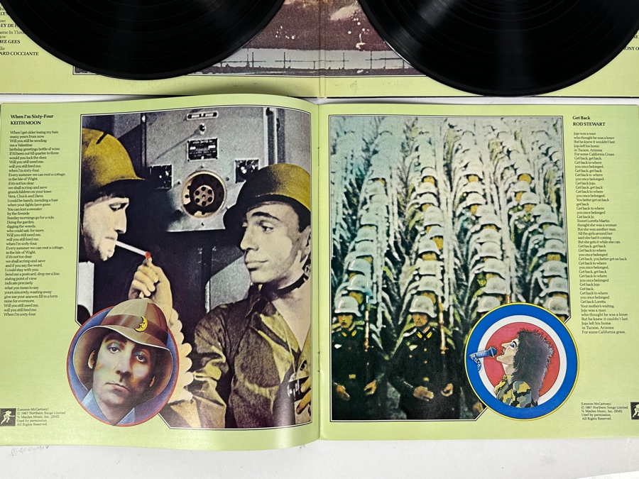 Vintage 1976 All This And World War II Original Soundtrack From The Movie 2 X Vinyl Records With Program [Photo 8]