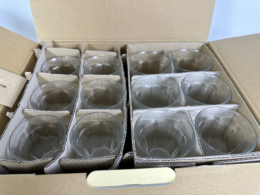 Williams Sonoma Duralex Picardie Glass Tumblers, Assorted Set of 24 - $156 Retail [Photo 2]