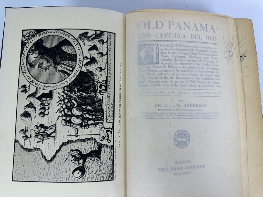 “Old Panama and Castilla Del Oro” Hardcover Book by Dr. C. L. G. Anderson 1911 [Photo 4]