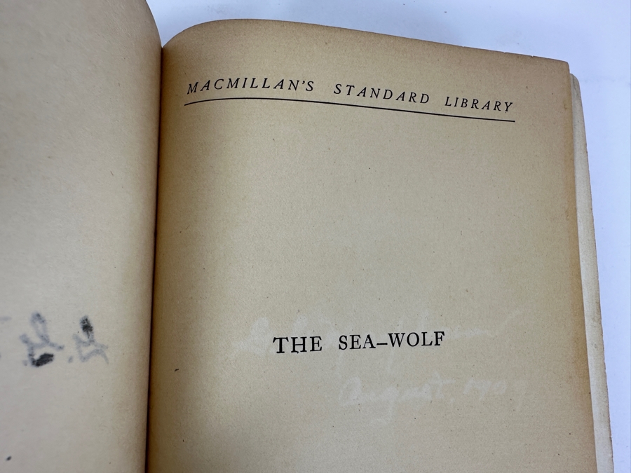 “The Sea Wolf” Hardcover Book by Jack London 1906 Reprint [Photo 5]