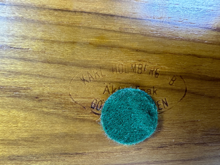 Just Added - Mid century Modern Japanese Koyo by Kasuga Stone Ware Coffee Pot and Glazed Ceramic Tea Pot on Karl Holmberg Teak Tray [Photo 10]