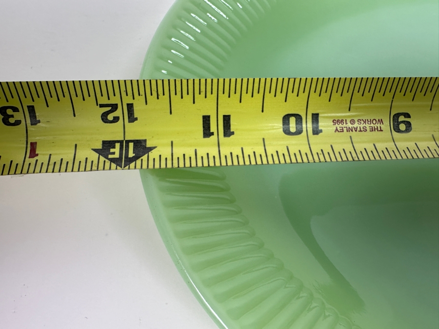 Just Added - Vintage Anchor Hocking Fire King Oval Jadeite Platter 12 X 9 [Photo 7]