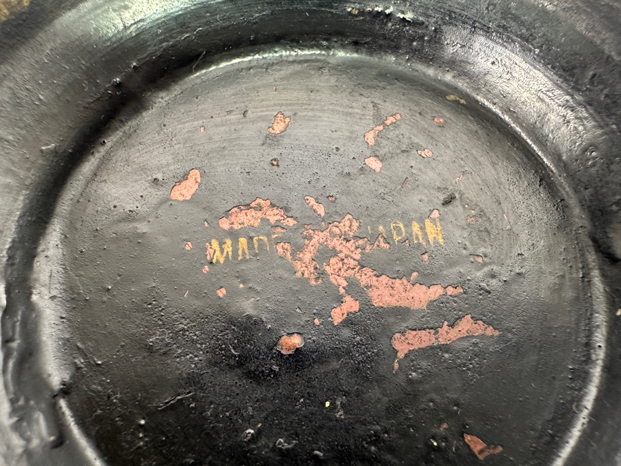 Just Added - Vintage Japanese Cloisonne Champleve Enamel Vase 7.25H [Photo 9]