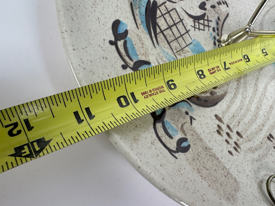 Just Added - Vintage Red Wing USA Pottery Bob White Serving Plate With Handles 11W [Photo 4]