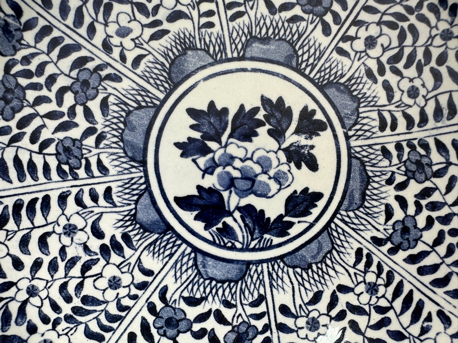 Just Added - (5) Chinese Qinq Dynasty Xangxi (In The Taste Of) Blue & White Chinese Signed Porcelain Plates 8'W [Photo 4]