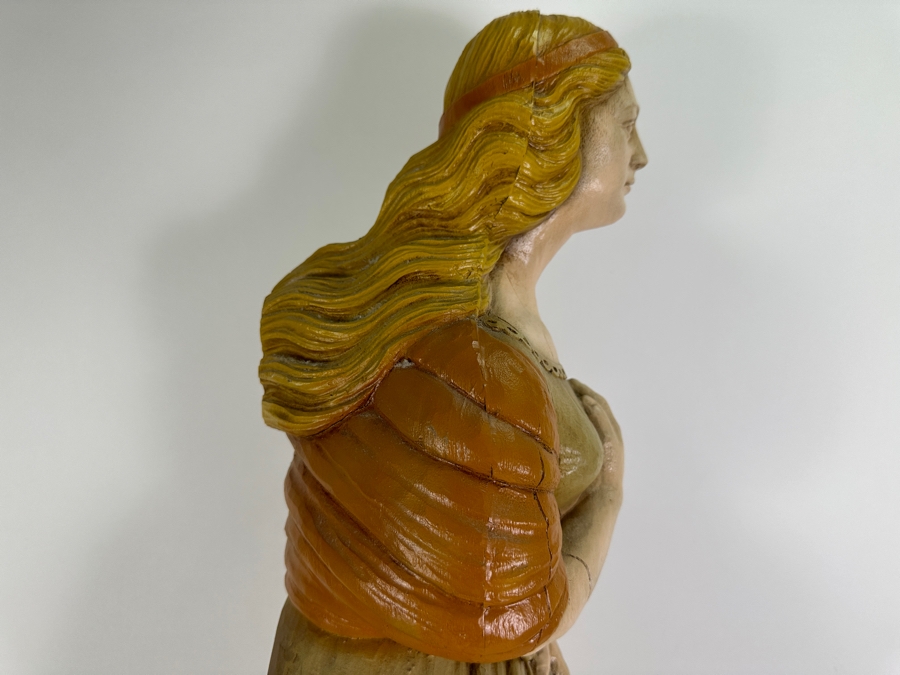Just Added - Vintage 1980 Decorative Resin Ship's Figurehead By Burwood Product Co. 2394 39L X 11W X 10D [Photo 8]