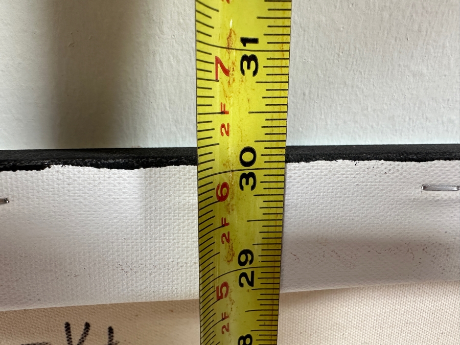 Gerrit Greve (1948-2024, Cardiff by the Sea, CA) Original Acrylic Painting On Canvas Titled 'Ocean Reeds' 2022 Signed Verso 40 X 30 Estimate $1,200 - $1,500 [Photo 6]