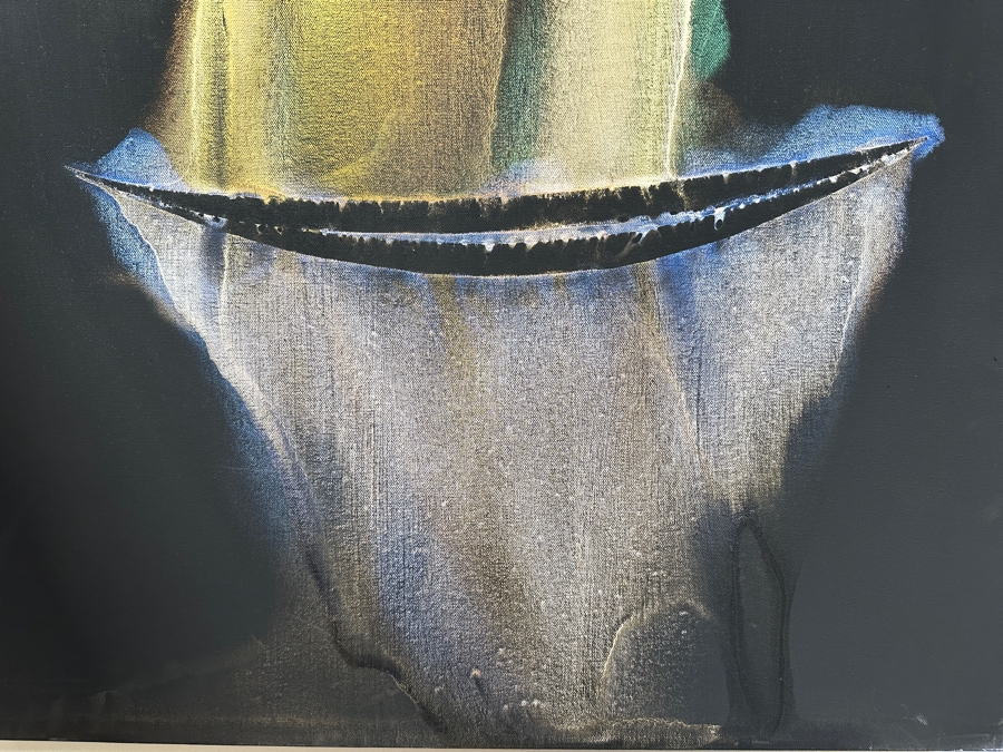 Gerrit Greve (1948-2024, Cardiff by the Sea, CA) Original Acrylic Painting On Canvas Titled 'Voyage 331' 2023 Signed Verso 30 X 40 Estimate $1,200 - $1,500 [Photo 3]