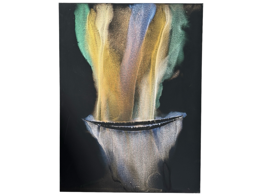Gerrit Greve (1948-2024, Cardiff by the Sea, CA) Original Acrylic Painting On Canvas Titled 'Voyage 331' 2023 Signed Verso 30 X 40 Estimate $1,200 - $1,500 [Photo 1]