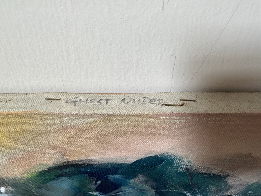 Gerrit Greve (1948-2024, Cardiff by the Sea, CA) Early Original Acrylic Painting On Canvas Titled 'Ghost Nudes' Signed Bottom Right 30 X 40 Estimate $1,200 - $1,500 [Photo 7]