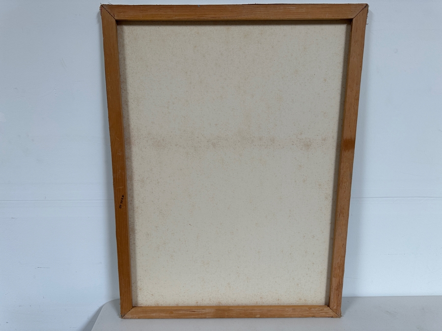 Gerrit Greve (1948-2024, Cardiff by the Sea, CA) Early Original Acrylic Painting On Canvas Titled 'Two Heads'  Bottom Right 30 X 40 Estimate $1,200 - $1,500 [Photo 4]